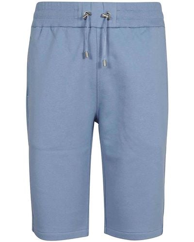 Balmain Flock Bermuda Shorts - Blue