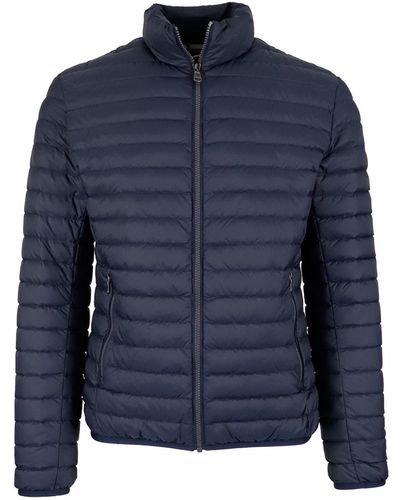 Colmar Lightweight Tech Fabric Puffer Jacket - Blue