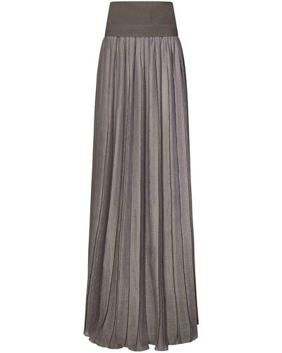 Malo High-waisted Skirt - Grey