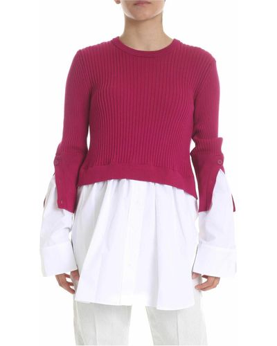 KENZO And White Shirt Pullover - Red