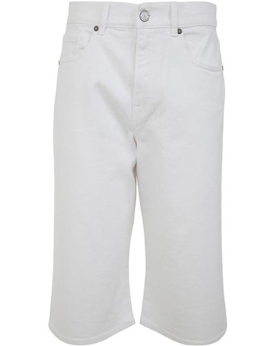P.A.R.O.S.H. Drill Cotton Trousers - White
