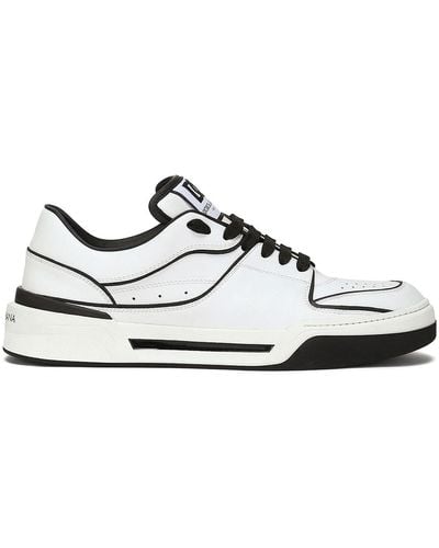 Dolce & Gabbana Leather Low-top Trainers - White