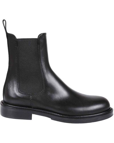 Guglielmo Rotta Leather Boots - Black