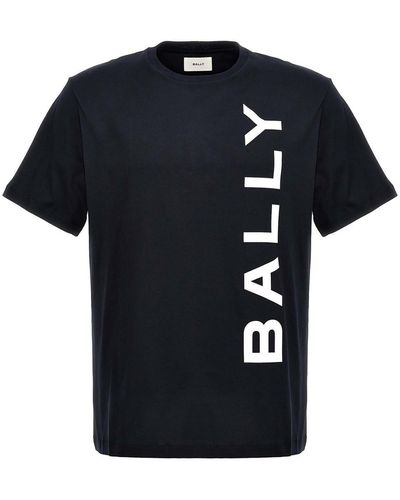 Bally Logo Print T-shirt - Black