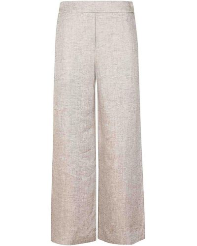 Incotex Linen Trousers - Grey