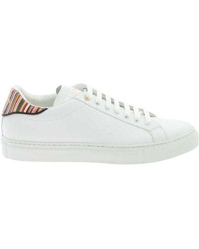 Paul Smith Contrasting Details Sneakers In - White