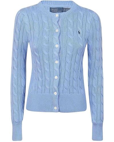 Polo Ralph Lauren Knit Cotton Cardigan - Blue