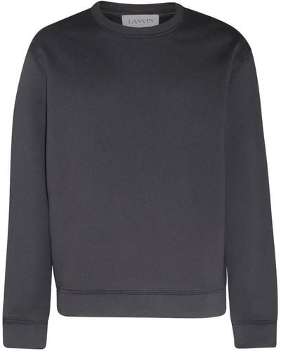 Lanvin Cotton Sweatshirt - Gray