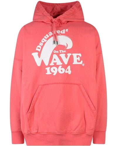 DSquared² D2 On The Wave Hoodie - Pink