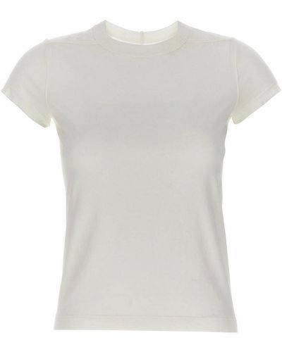 Rick Owens Cropped Level Tee T-shirt - White
