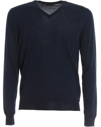Drumohr Merino Wool Sweater - Blue