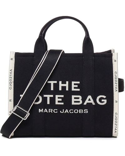 Marc Jacobs The Tote Jacquard Medium Bag - Black