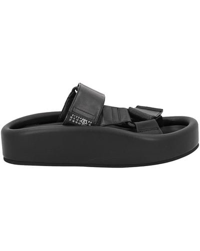 MM6 by Maison Martin Margiela Platform Sandals - Black
