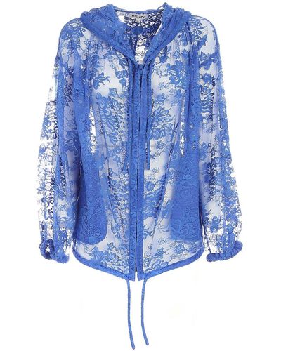 KENZO Lace Jacket In - Blue