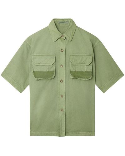 Stella McCartney Pocket Detail Shirt - Green