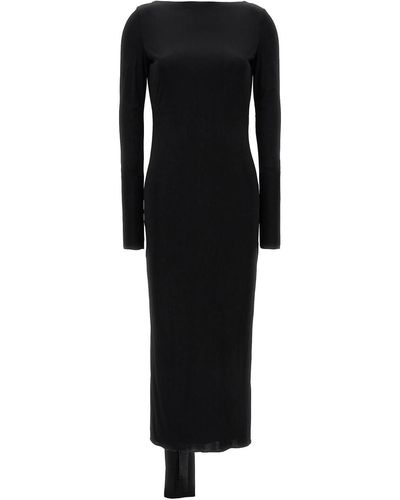 Versace La Vacanza Capsule Long Dress - Black