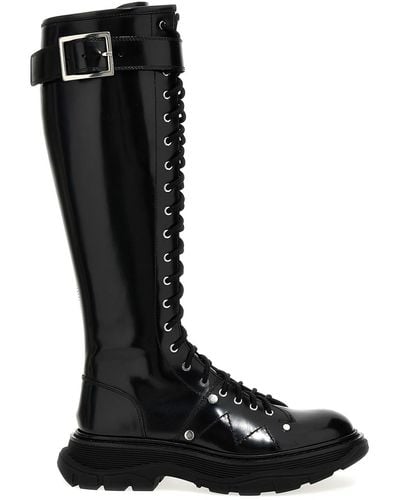 Alexander McQueen High Desert Boot - Black