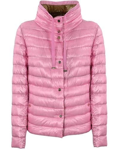 Herno Reversible Quilted Down Jacket - Pink
