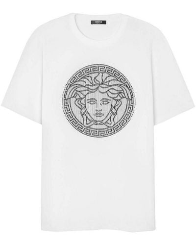 Versace T-shirt With Print - White