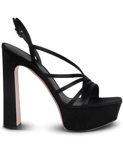 Le Silla Scalert Sandal With Platform - Black
