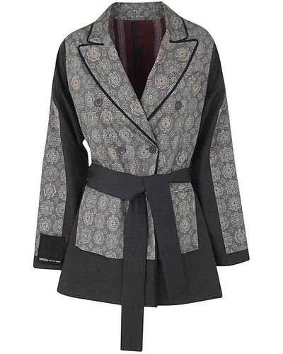 Ibrigu Tasia Kimono Jacket - Grey