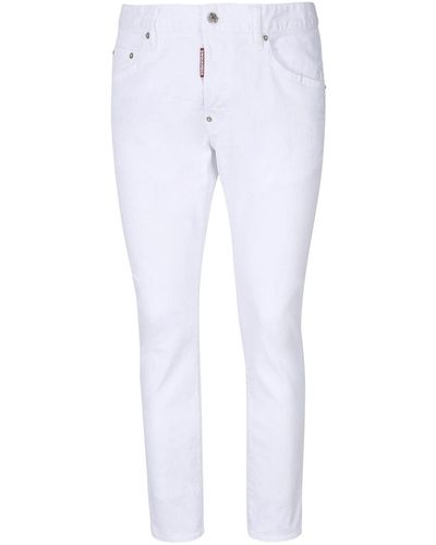 DSquared² Skater Slim Jeans - White