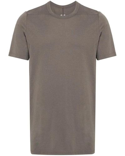 Rick Owens Panelled Cotton T-shirt - Grey