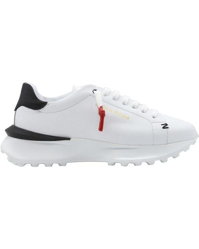 Giuliano Galiano Raptor 1 Sneakers In Leather - White
