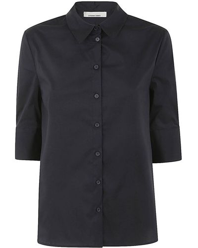 Liviana Conti Cotton Shirt - Black