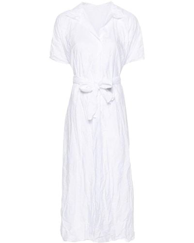 Daniela Gregis Cotton Short Dress - White