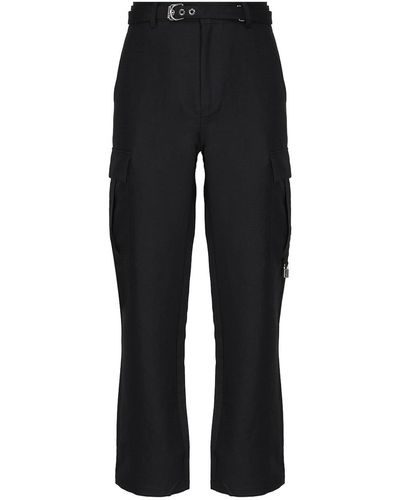 JW Anderson Padlock Cargo Trousers - Black