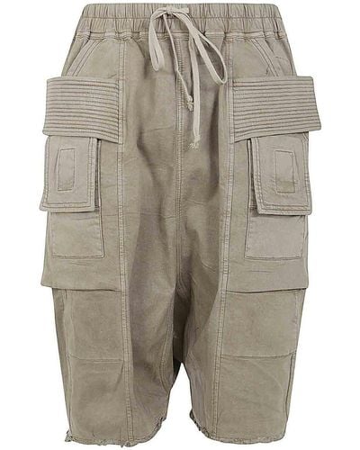 Rick Owens Creatch Cargo Pods Shorts - Gray