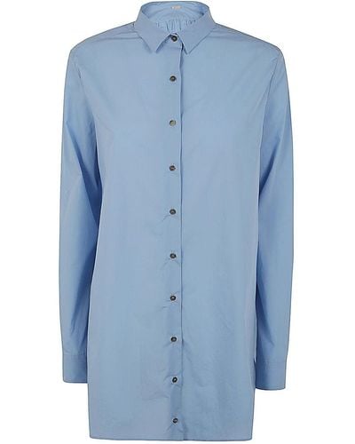 Apuntob Oversize Shirt - Blue