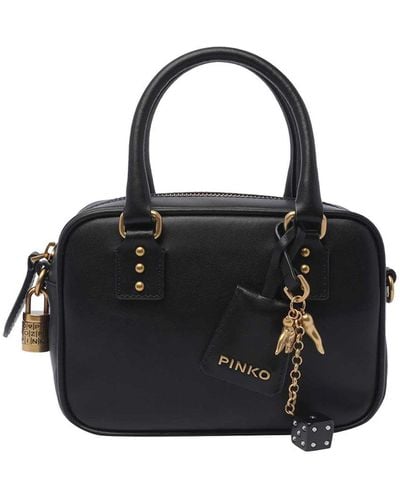 Pinko Mini Bowling Bag - Black
