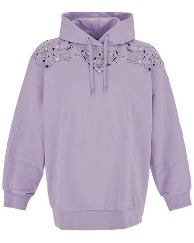 MCM Lac Sweatshirt With Long Sleeves - Purple