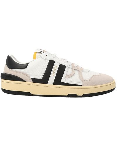 Lanvin Nylon And Leather Sneakers - White