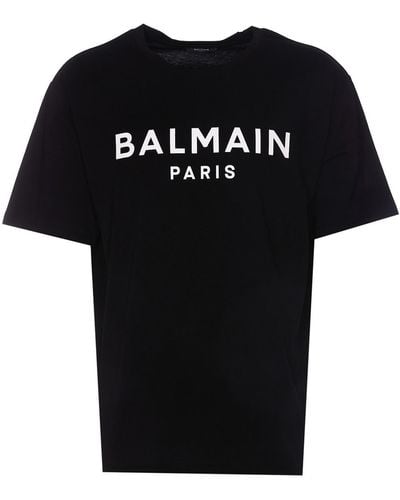 Balmain Paris Oversize T-shirt - Black