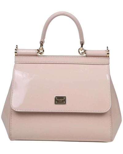 Dolce & Gabbana Small Leather Sicily - Pink
