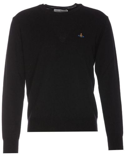 Vivienne Westwood Orb Logo Sweater - Black