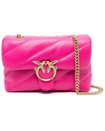 Pinko Love One Classic' Bag Fuchsia Padded - Pink