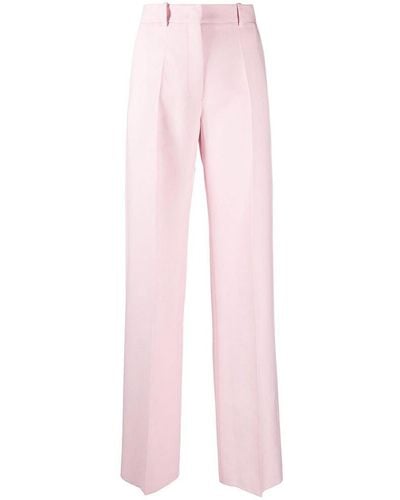 Valentino Garavani Light Pink Pressed Crease Trousers