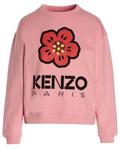 KENZO Sweatshirt With Logo - Pink