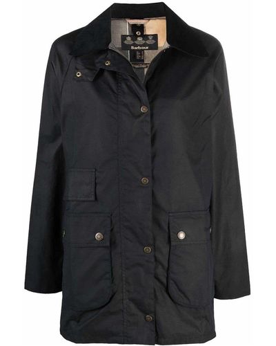 Barbour Tain Wax Jacket - Black