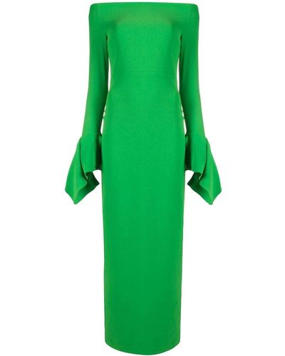 Solace London Amalie Maxi Dress - Green