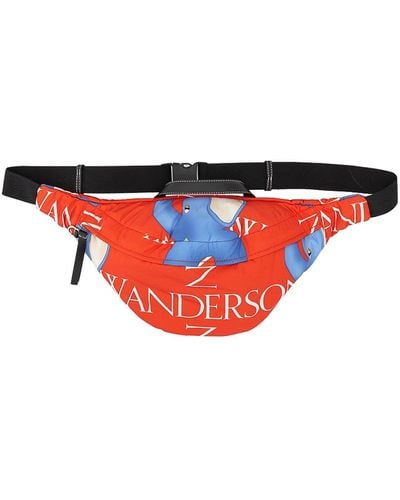 JW Anderson Elephant Print Belt Bag - Red
