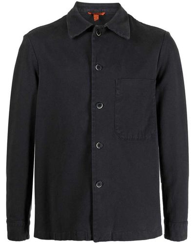Barena Wool Overshirt Jacket - Black
