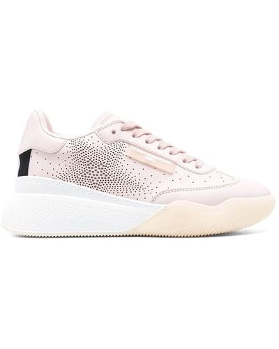 Stella McCartney Loop Faux-leather Trainers - Pink