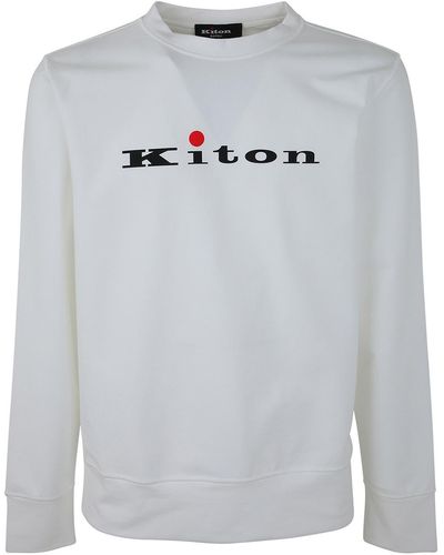 Kiton Round Neck Jumper - Grey