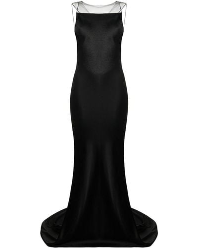 Maison Margiela Satin Effect Dress - Black