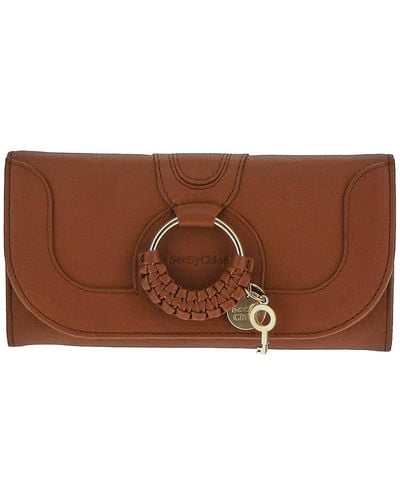See By Chloé Leather Wallet - Brown